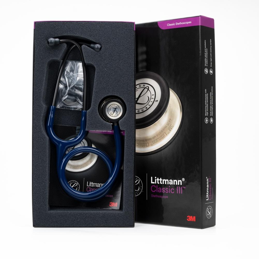 Estetoscopio Littmann Classic III Azul Mar Mirror Chestpiece 5863