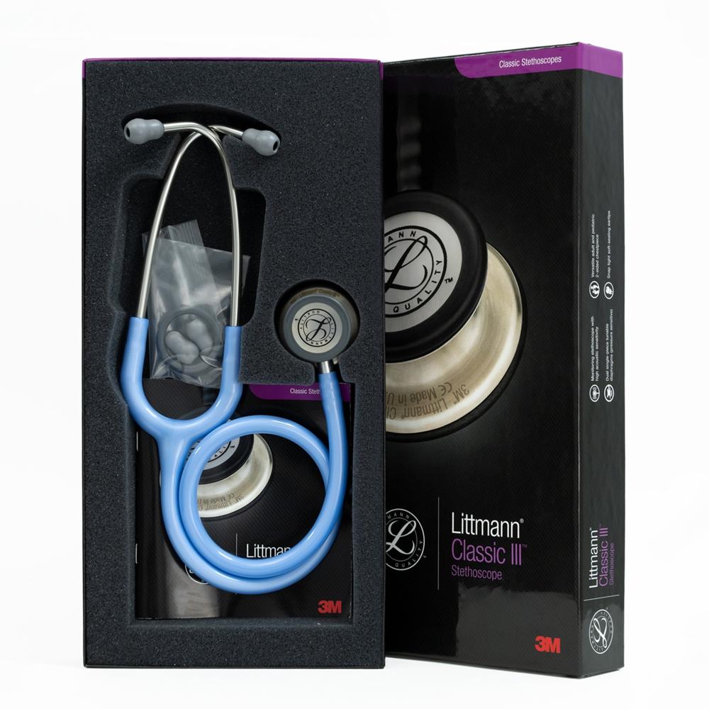 Estetoscopio Littmann Classic III Celeste 5630