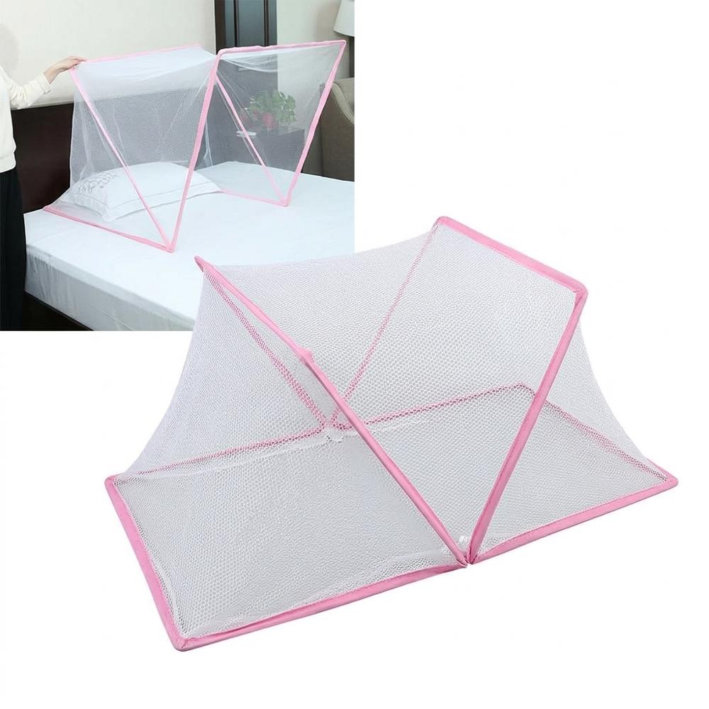 Mosquitero Plegable para Cama de 1 Plazas Fácil Armado y Portátil R