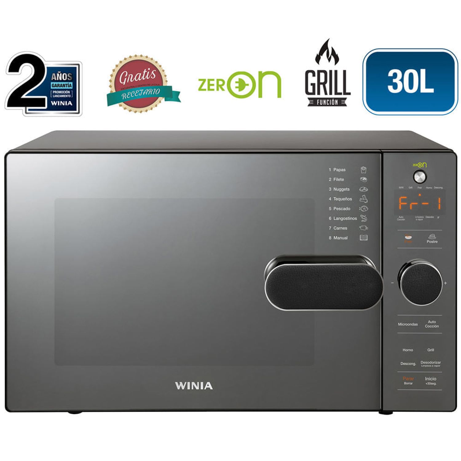 Horno Microondas WINIA 30L WMC-FRYER30 Negro - Oechsle