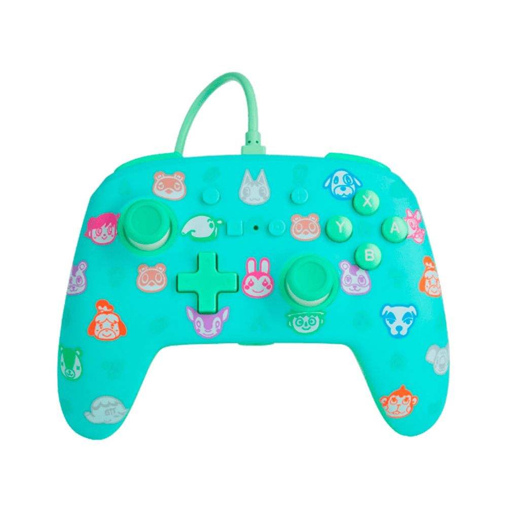 Mando Nintendo Switch Pro PowerA con Cable Animal Crossing