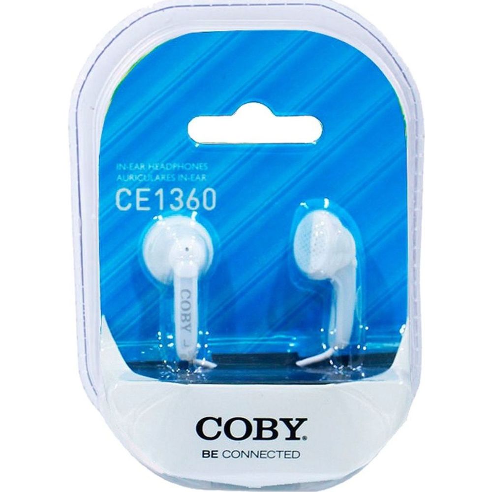 Audifono Coby CE1360 de Pastillas Blanco