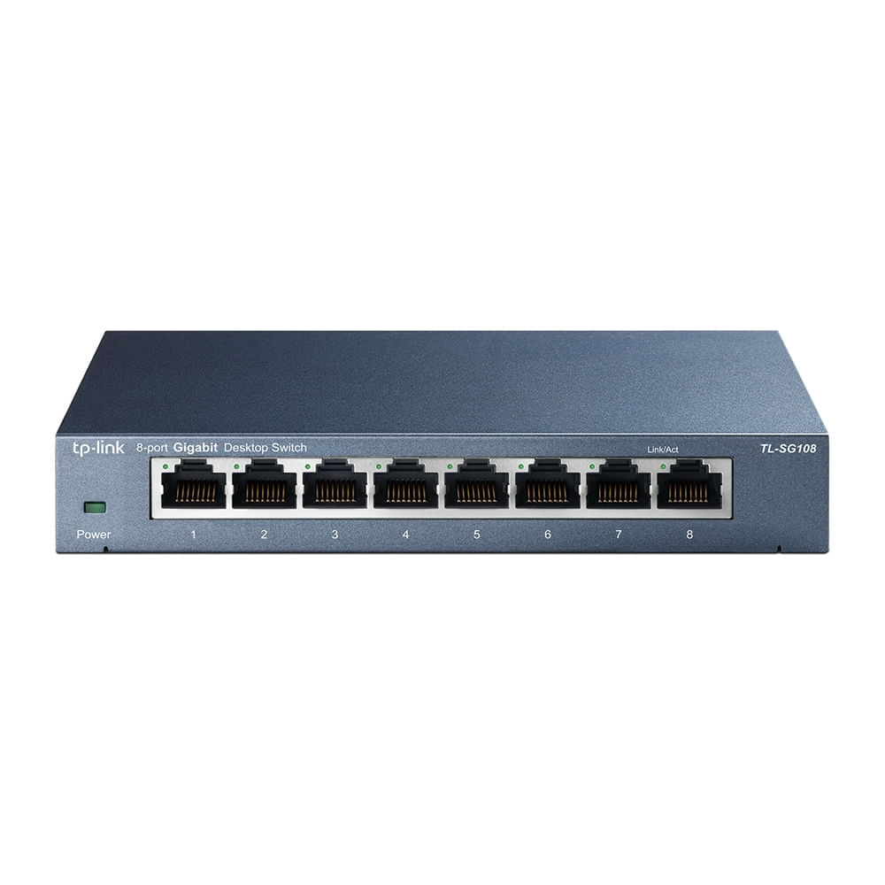 Switch TP-Link TL-SG108 de 8 Puertos Gigabit Desktop