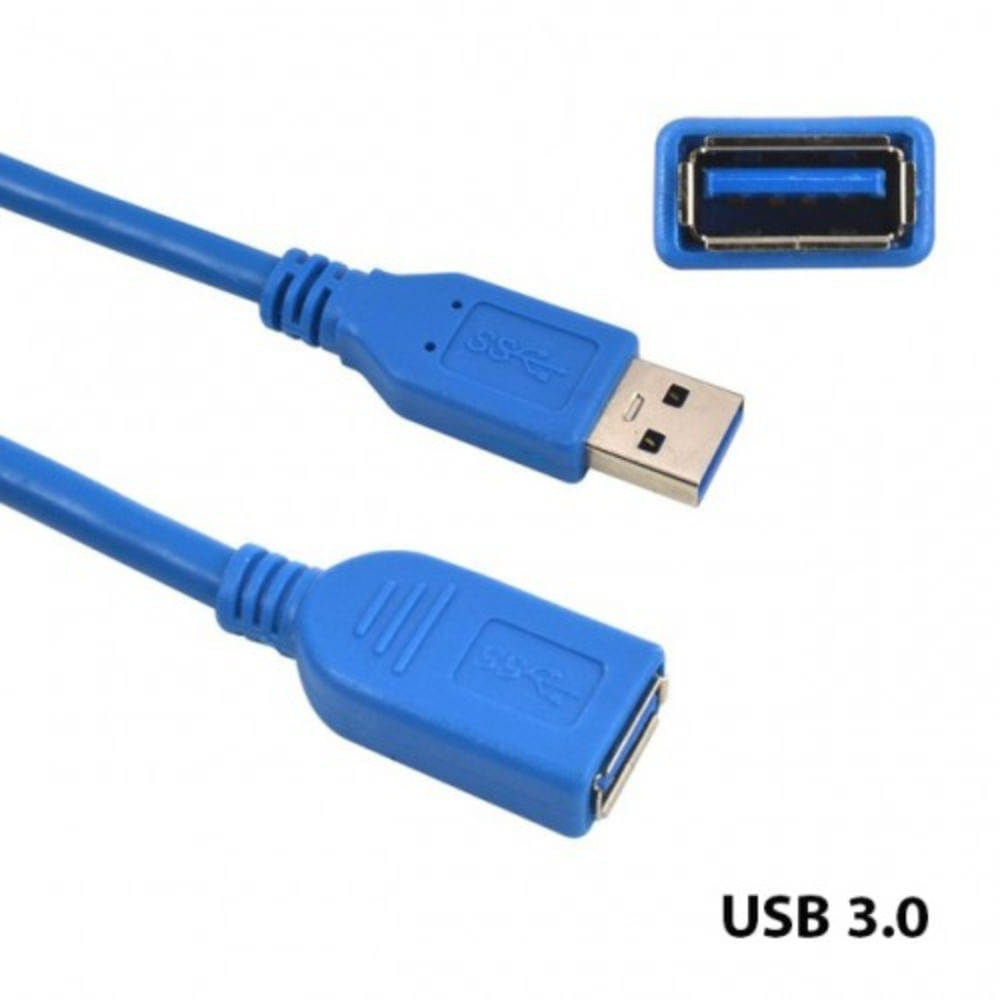 UCEC Cable de extensión USB 3.0, extensor de cable USB SuperSpeed corto USB  de 90 grados, macho a hembra, A ángulo izquierdo y recto para cámara web