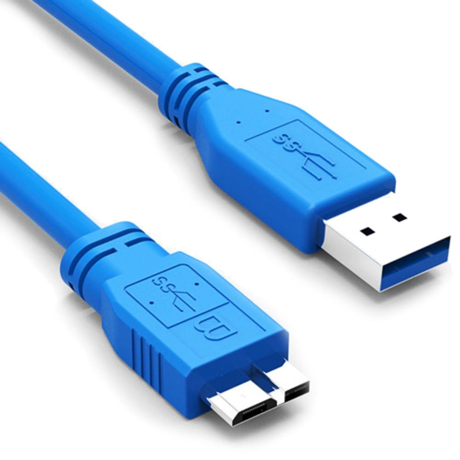 deslealtad cheque Actual Cable USB 3.0 a Disco Duro Externo B 1.5m USB 3.0 a Micro B Azul | Oechsle  - Oechsle