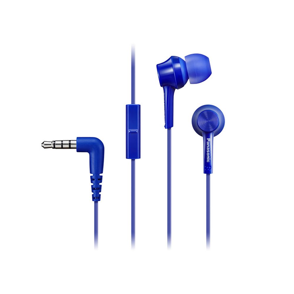 Audifonos Panasonic RP-TCM115 In Ear con Microfono Azul