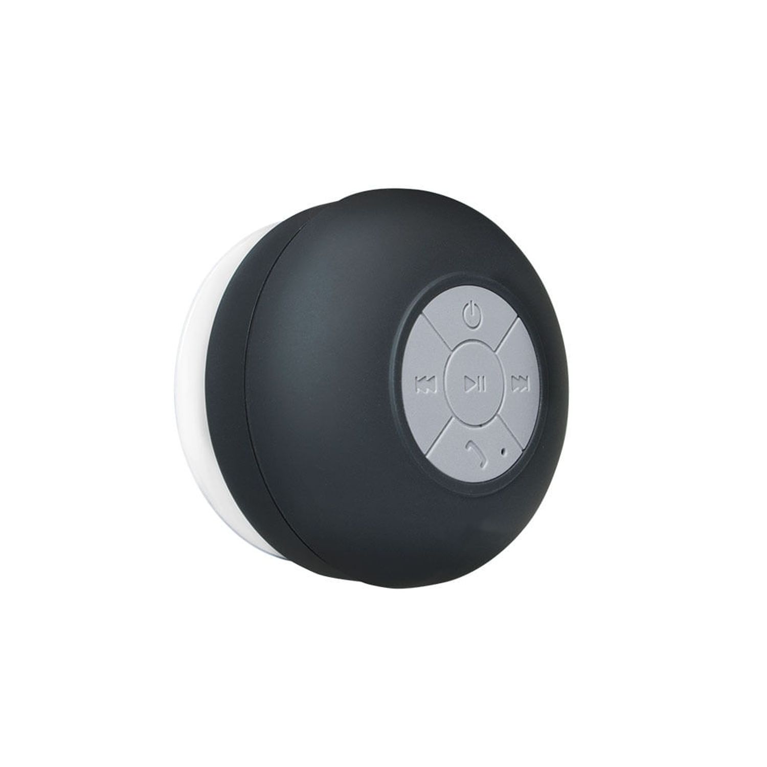 Altavoz Bluetooth con ventosa resistente al agua ideal Ducha Negro