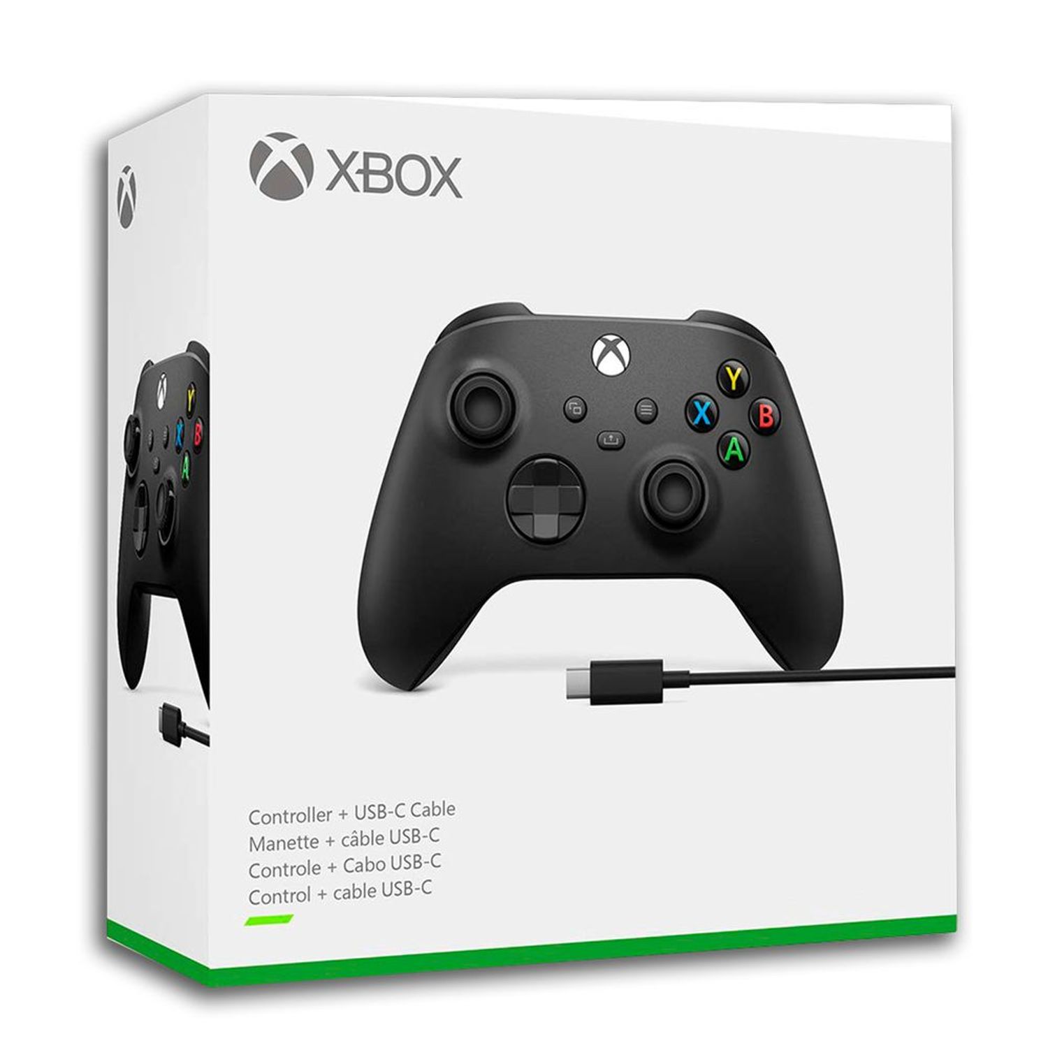 Mando Microsoft para Xbox One/S/X, inalámbrico, negro + Cable tipo c - Los  mejores descuentos y ofertas en