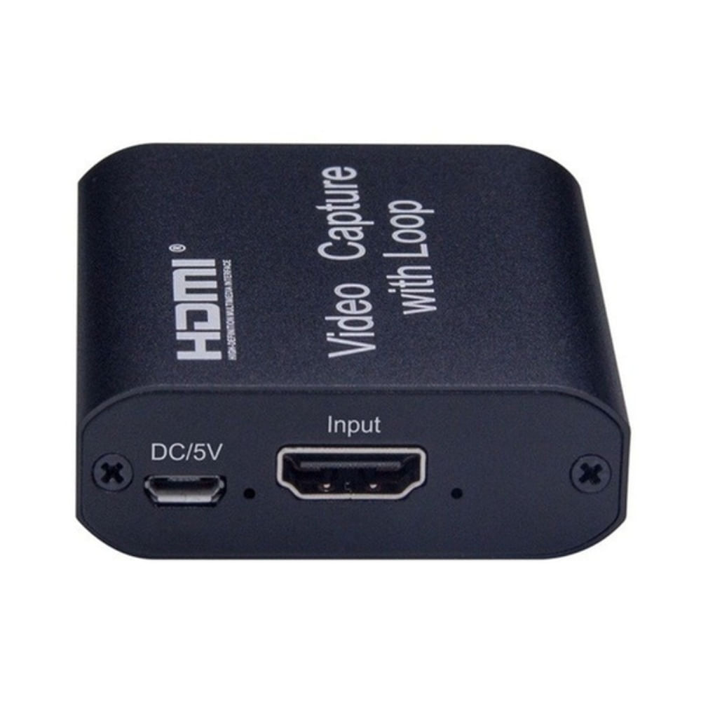 Capturadora de Video USB 2.0 HDMI Capture con Loop Out 4K 2K