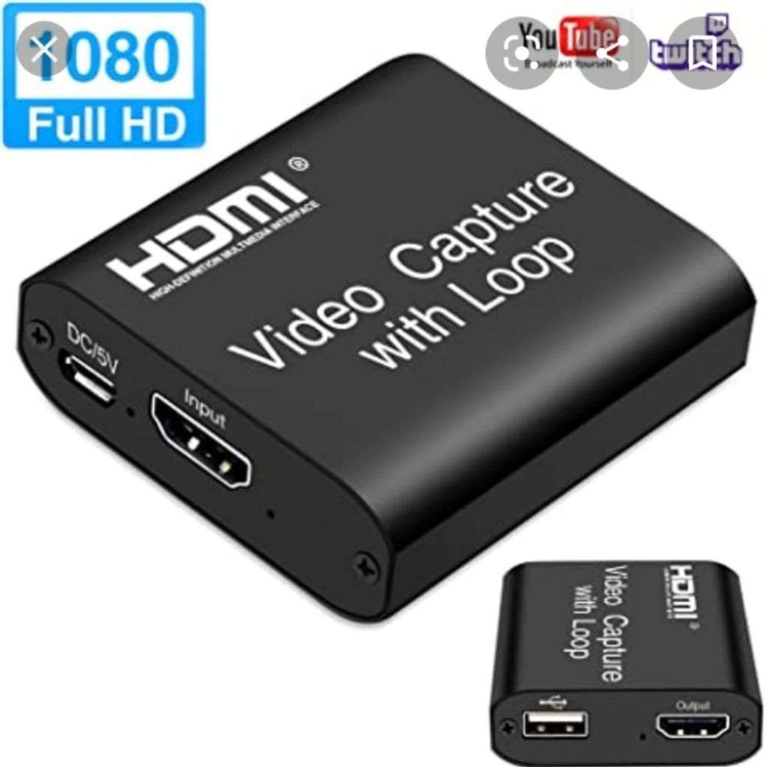Capturadora de Video USB 3.0 HDMI Capture con Loop Out 4K 2K Oechsle