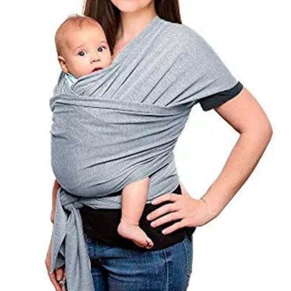 Porta Bebe Fular Ergonómico Fular Cesia Fular Portabebé Gris – Bami