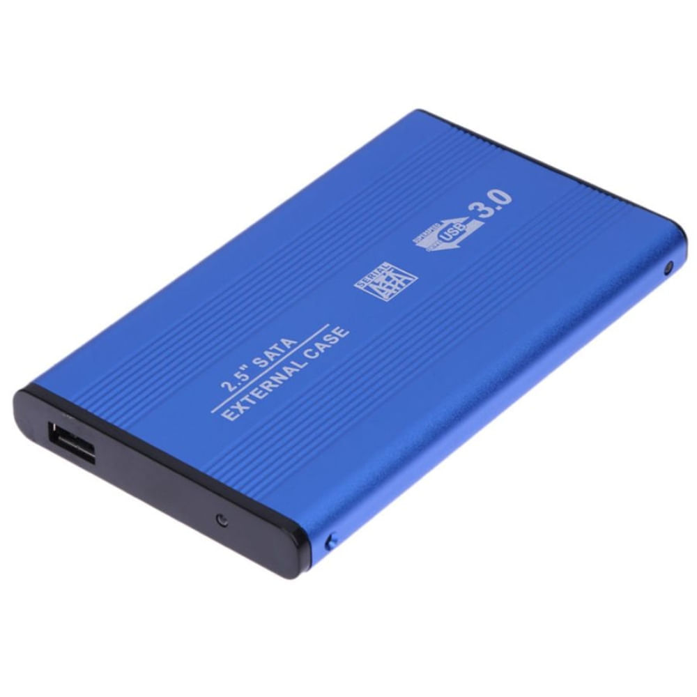 a tiempo combustible Rechazo Case Disco Duro Externo Sata 2.5" USB 3.0 Laptop PC Portatil Notebook Azul  | Oechsle - Oechsle