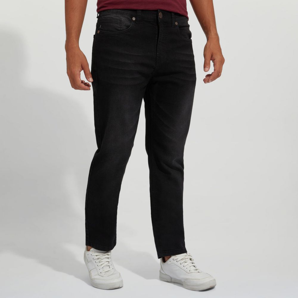 Saga Falabella Jean Color Negro Hombre Falabella Ofertas Mujer