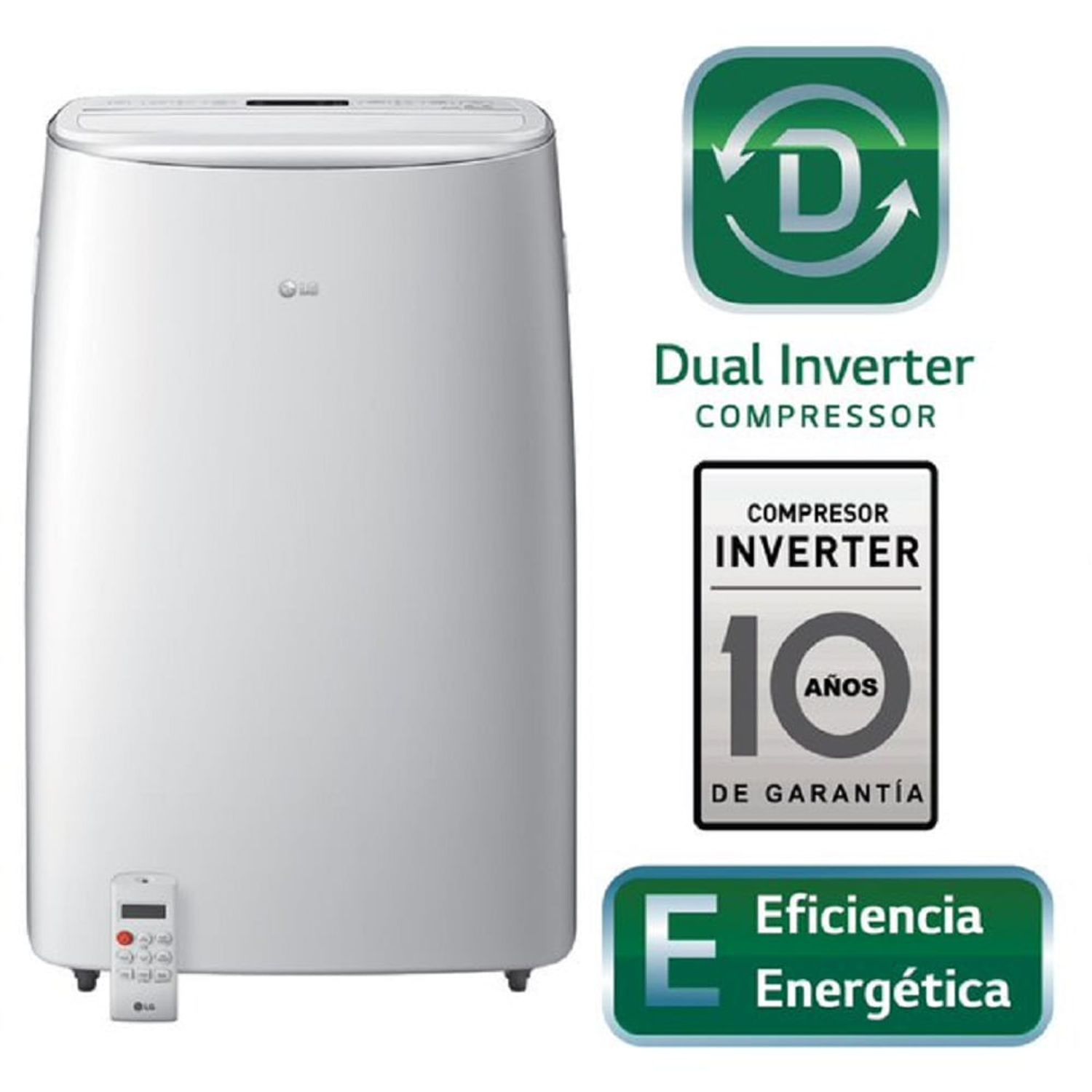 Aire Acondicionado Smart LG Portatil Inverter 14 000 Btu Oechsle