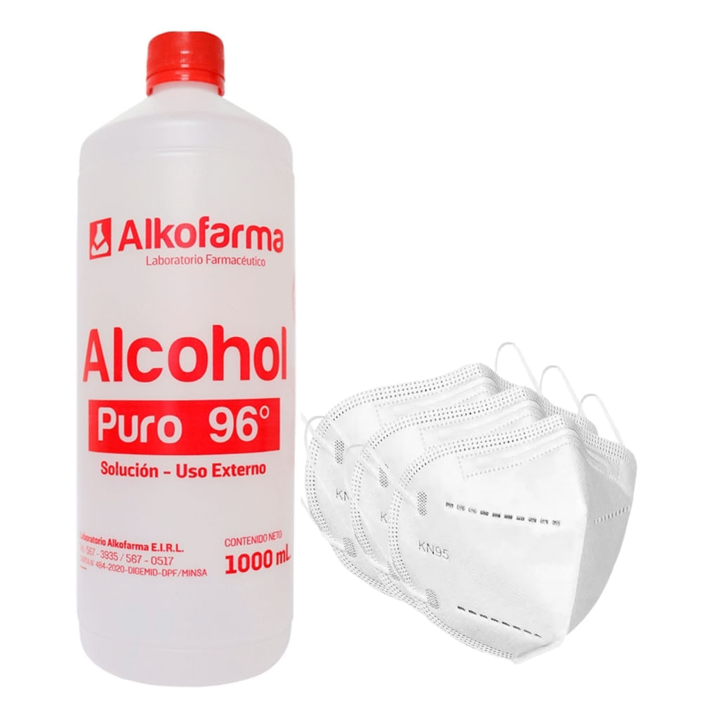 Alcohol Puro 96° Galón Alkofarma