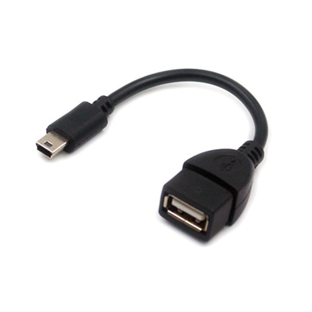 Cable Convertidor Adaptador OTG Mini USB Macho V3 a USB Hembra