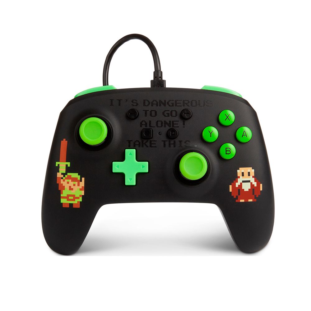 Mando Nintendo Switch Pro PowerA con Cable Retro Zelda