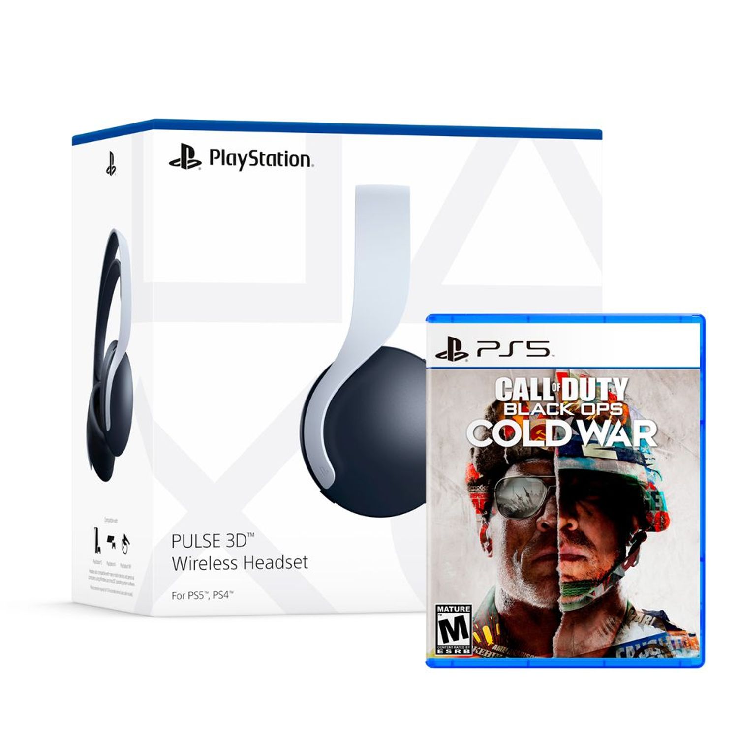 Auriculares Ps5 Inalambricos PULSE 3D + Call Of Duty Black Ops