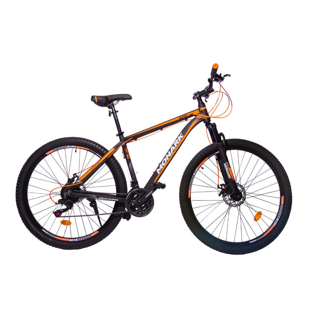 Bicicleta Naranja Con Negro