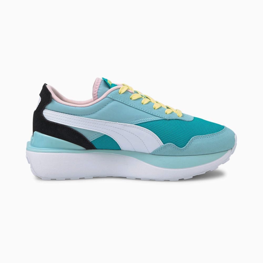 Zapatillas Puma Urbanas Mujer 375072 02 Cruise Rider Silk Road Wn'S Celeste/Turqueza  | Oechsle - Oechsle