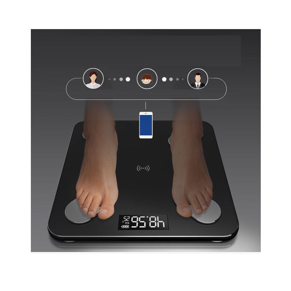 Balanza Digital Inteligente Smart Bluetooth Digital Weight Scale