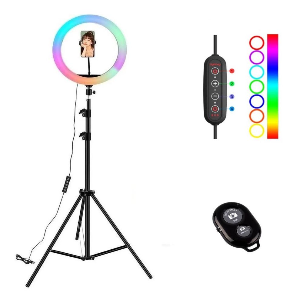 Aro Led Tripode De 26 Cm Aro De Luz De 26 Cm Con Tripode De Metros