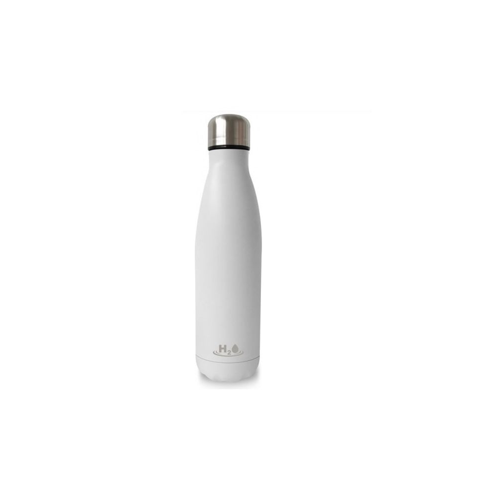 Termo de Acero Puro H2o 500 Ml Blanca