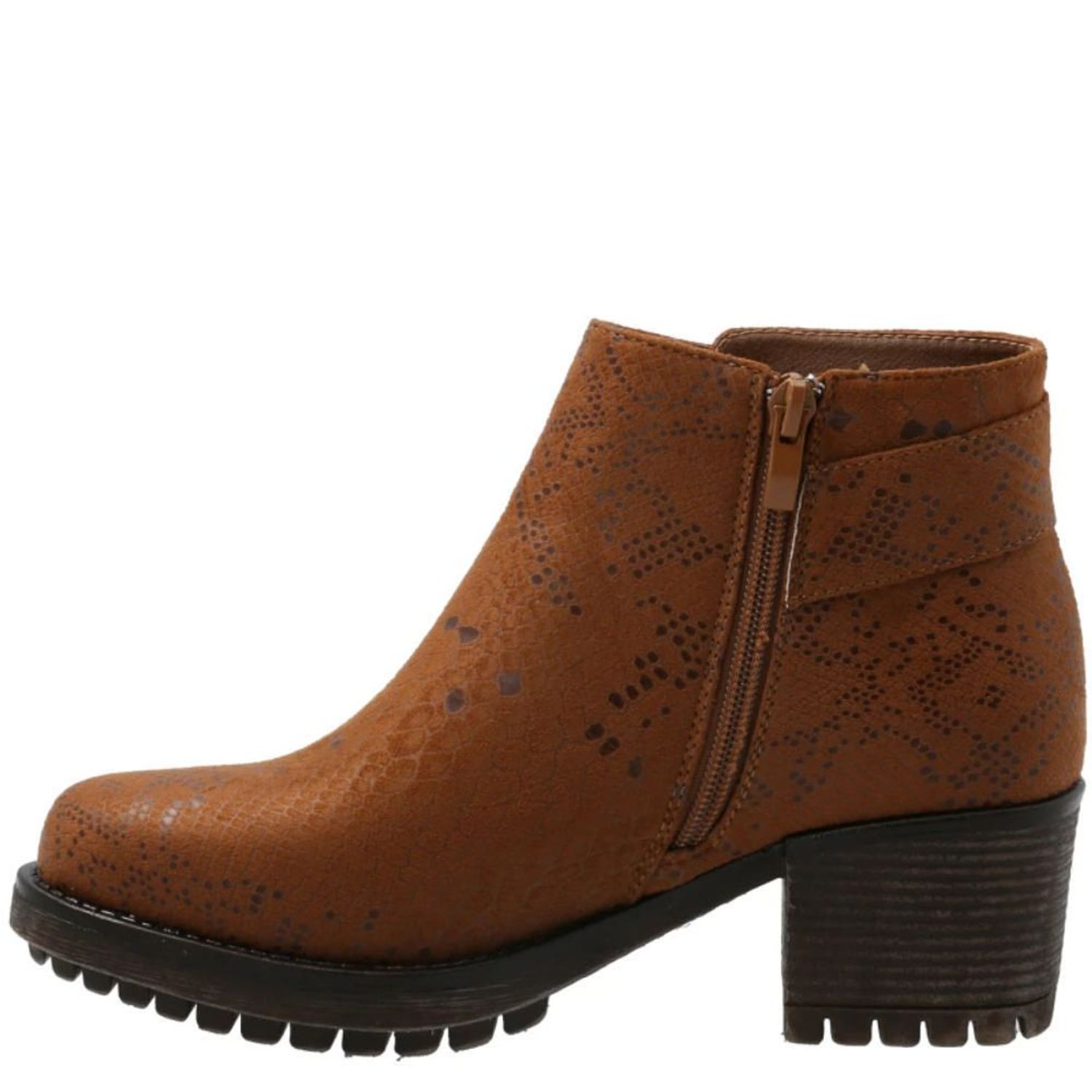 Botines Hush Puppies Mujer Nazario Cognac Oechsle Oechsle