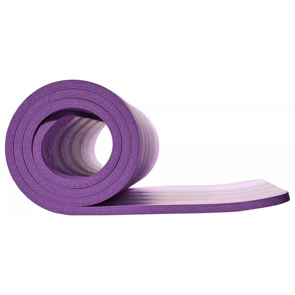 Mat de Yoga Premium 15mm con bolso Lila