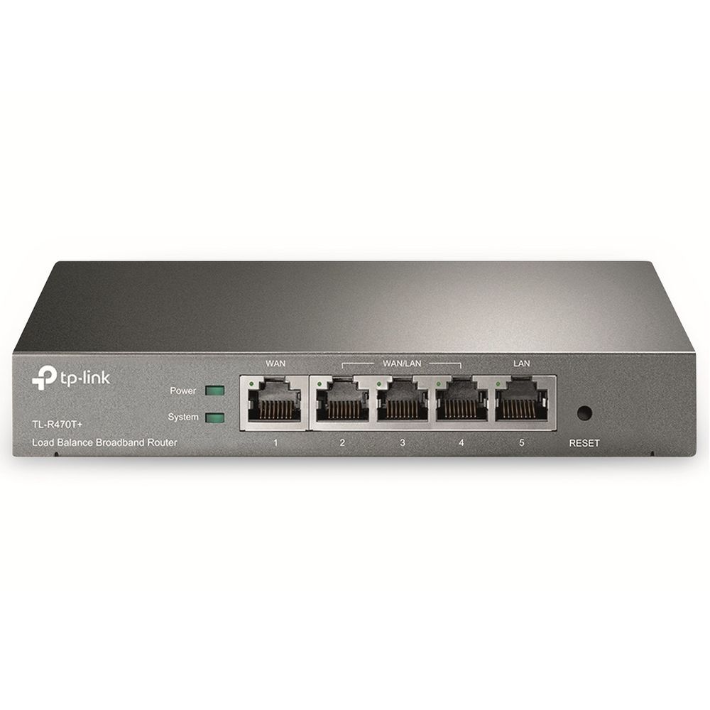 Router TP-Link TL-R470T+ con Balanceo de Carga de Banda Ancha