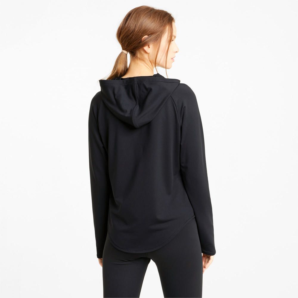 Polera Puma Mujer 586858 01 Active Hoodie Negro Oechsle.pe Oechsle