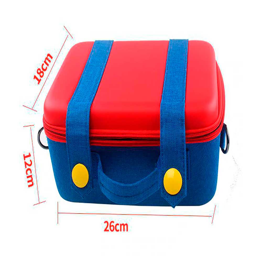 Maleta para Nintendo Switch Estuche Resistente Grande Rojo con Azul |  Oechsle - Oechsle