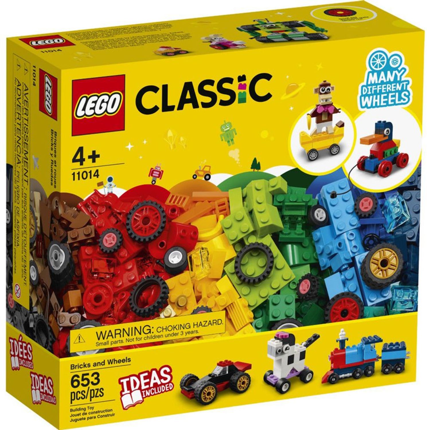 Set Lego Didáctico Armar Y Construir Incluye Carros Y Ruedas 