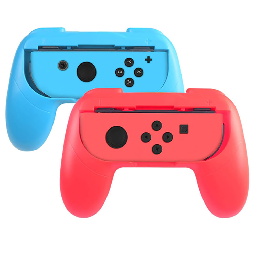 2 und Adaptador Grips para Joy Cons Mando Nintendo Switch Agarre Color
