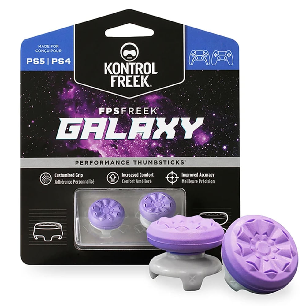 KontrolFreek Galaxy para Mando PS4 PS5 Precision FpsFreek Grip Morado