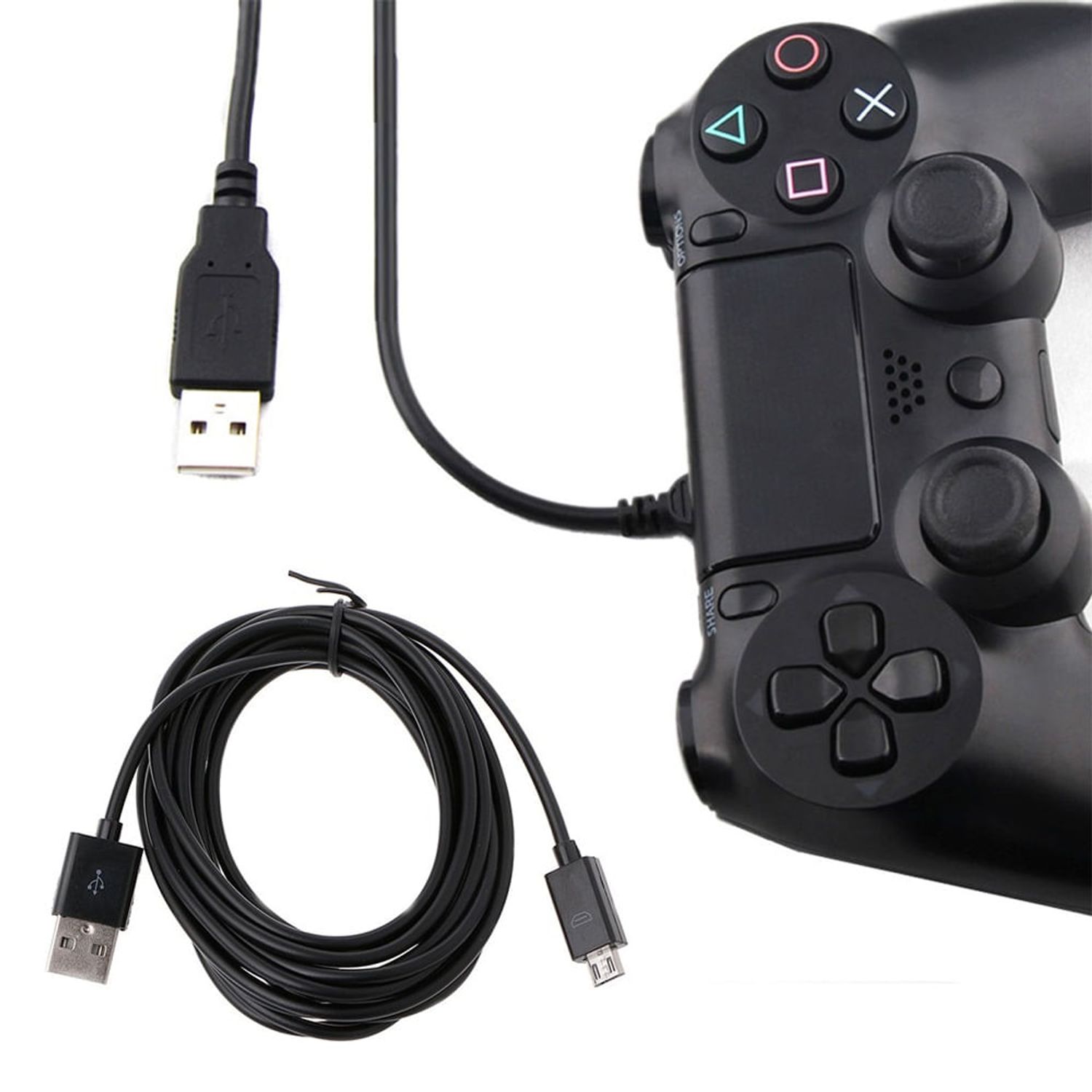 Los mejores cables de carga para mandos de PlayStation 4