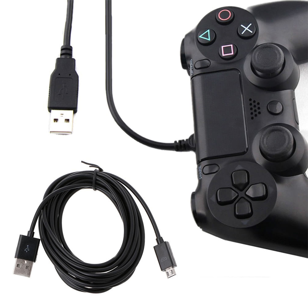 Cable de Carga para Mando PS4 Dualshock 4 Datos