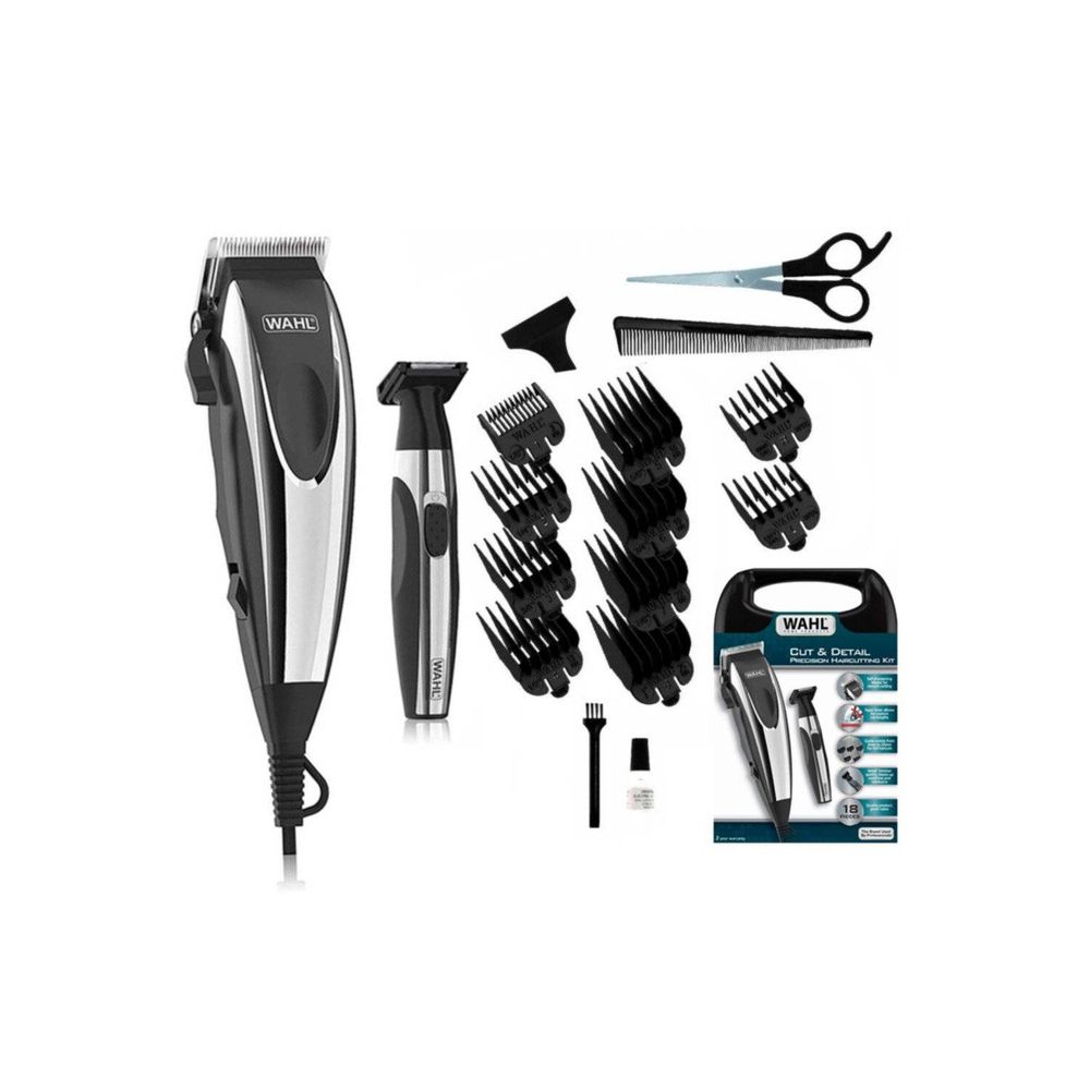 Cortador de Cabello Wahl Cut & Detail  09243-6218 18Pzas