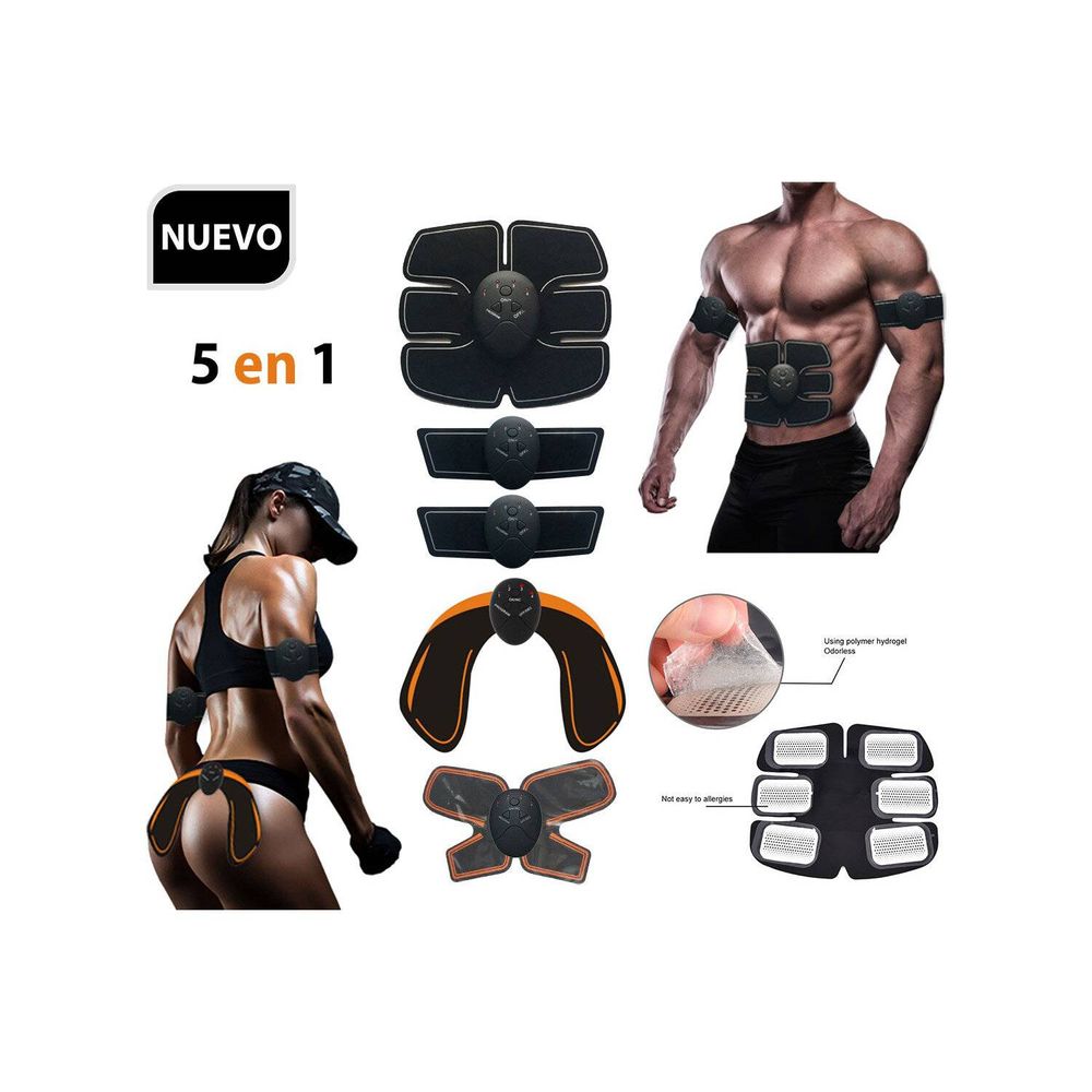 Electroestimulador Muscular Nibra Pro 55 Funciones Tens y Ems I Oechsle