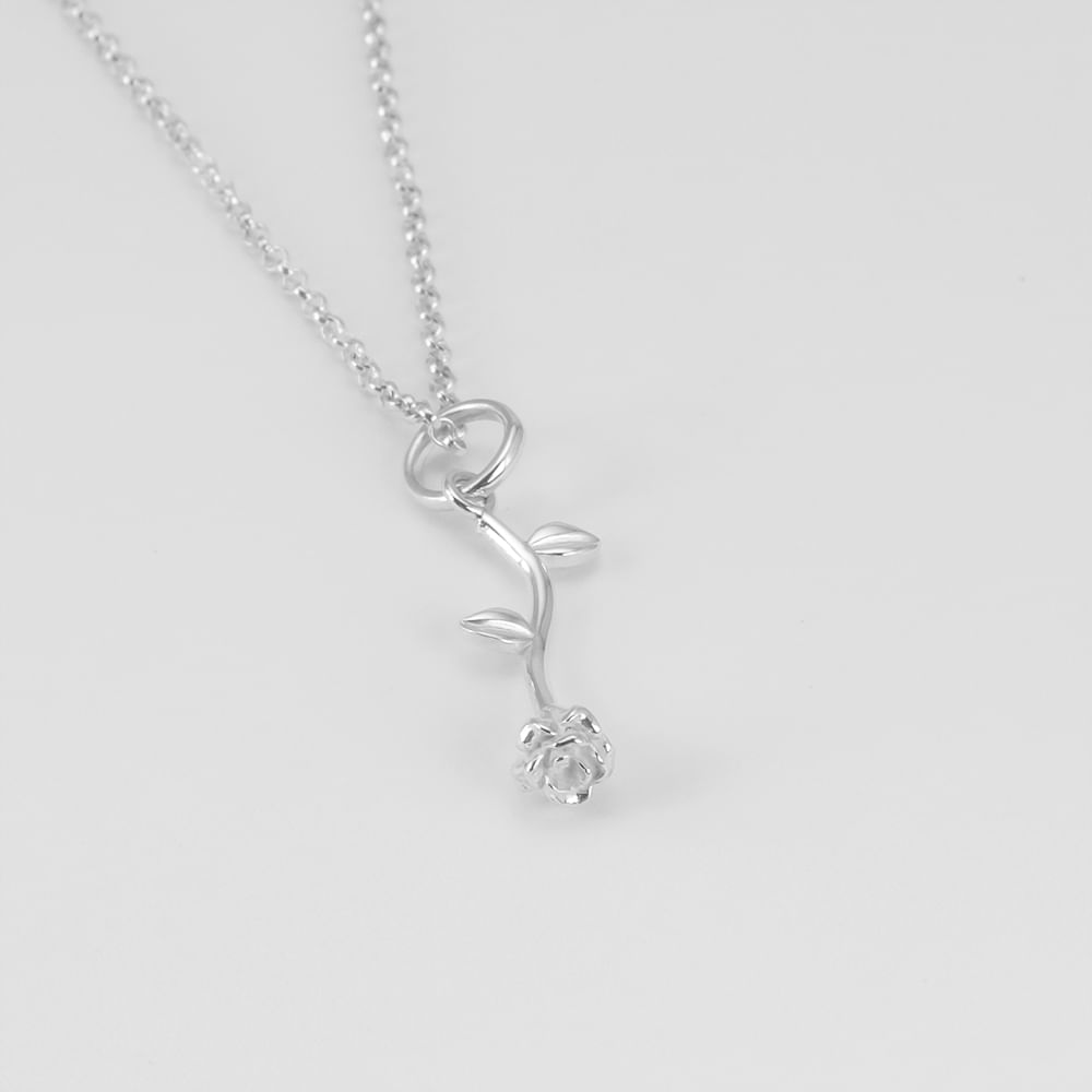 Princesas Dije Plata Rosa