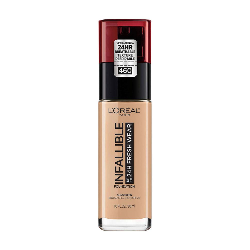 Base de Maquillaje Loreal Infallible 24HR Fresh Wear tono Golden Beige 30 ML