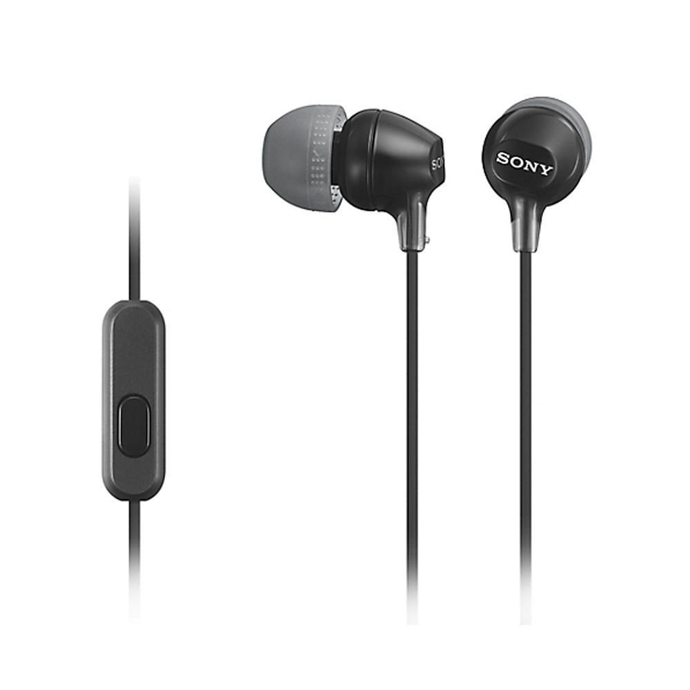 Sony Audífonos MDR-EX15AP In Ear con Micrófono Negro