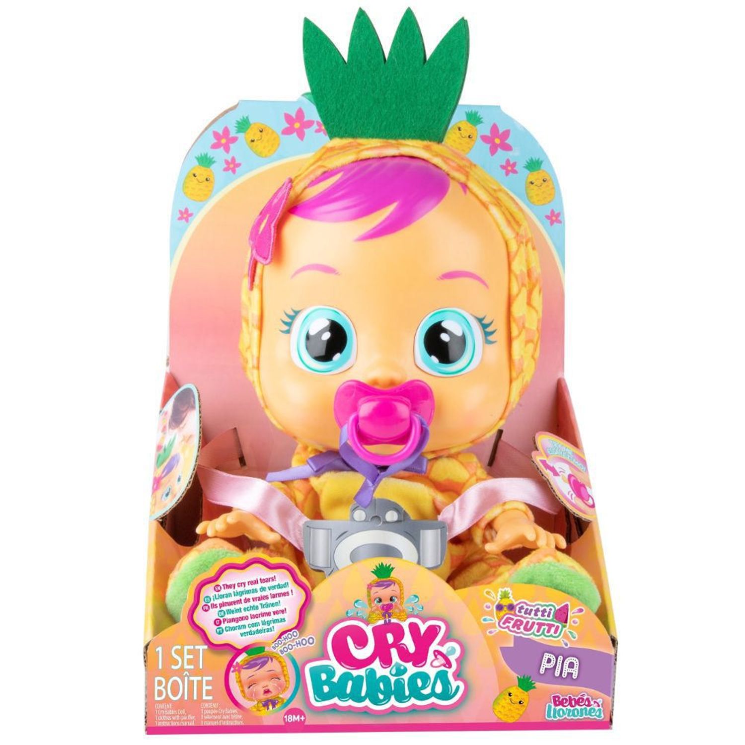 Muñeca Bebes Llorones Tutti Frutti Piña | Oechsle.pe - Oechsle