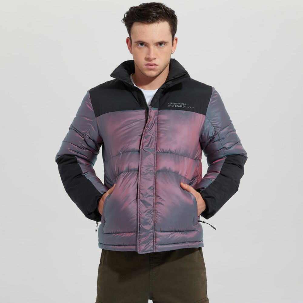 Casaca Puffer Reflective Hombre | Oechsle.pe - Oechsle