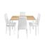 Juego de Comedor Diario 4 Sillas Blanco