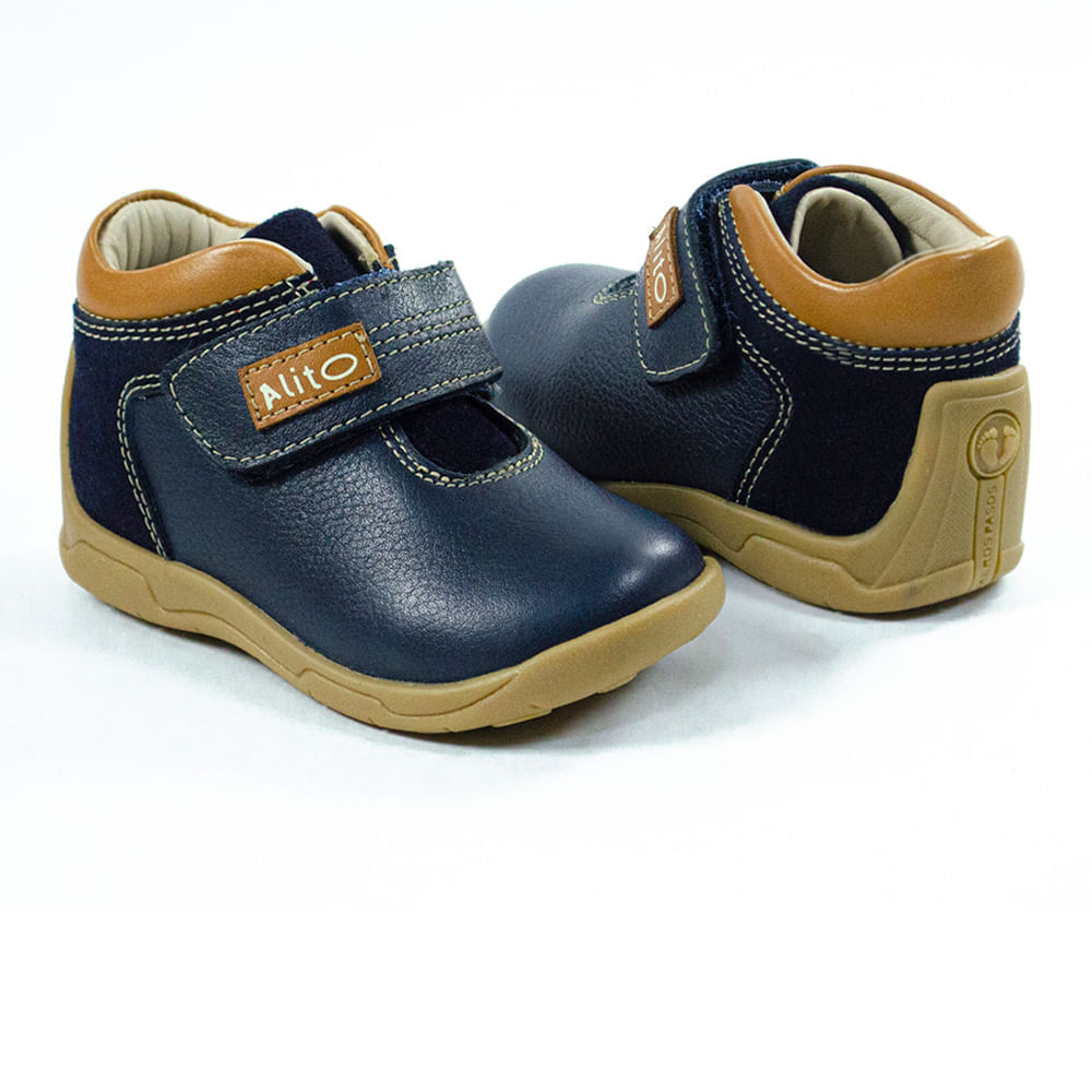 Pibe Alito 00032 100% Cuero Premium Azul T21 Oechsle Oechsle