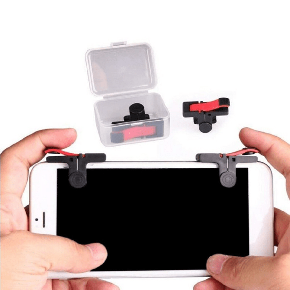 Gatillos para teléfono inteligente PUBG gamepad joystick D9 botón
