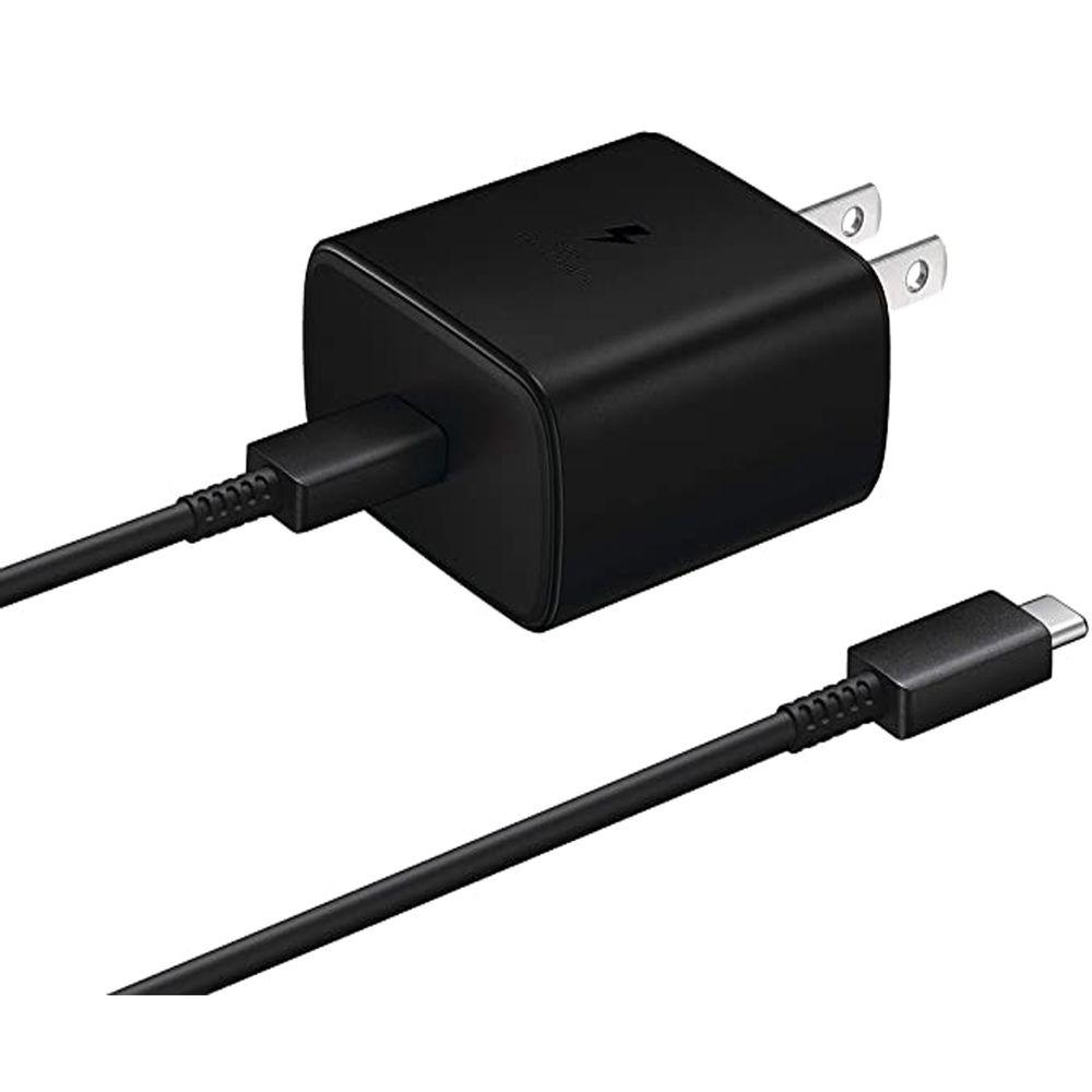 Cargador Samsung 45W USB C a C Super Fast Charger 3.0 Negro