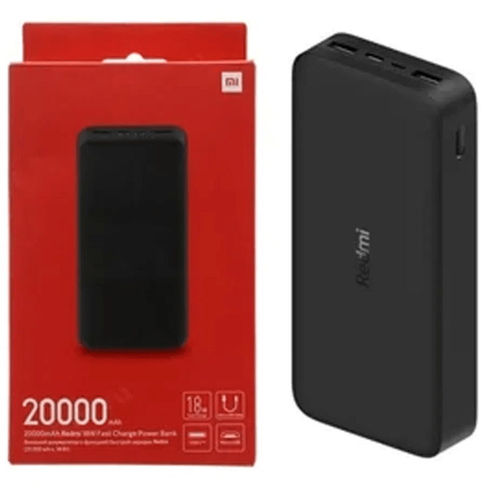 Power Bank Cargador Portatil Xiaomi 20000mAh 18W Fast Charger