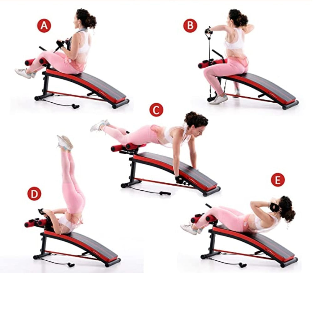 Banco Abdominales Ejercicio Con Pesas Para Abdomen Pesas Banco